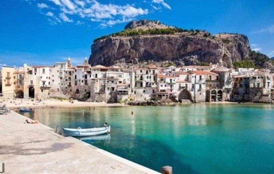 Blue Sea House Daire Cefalù Dış mekan fotoğraf